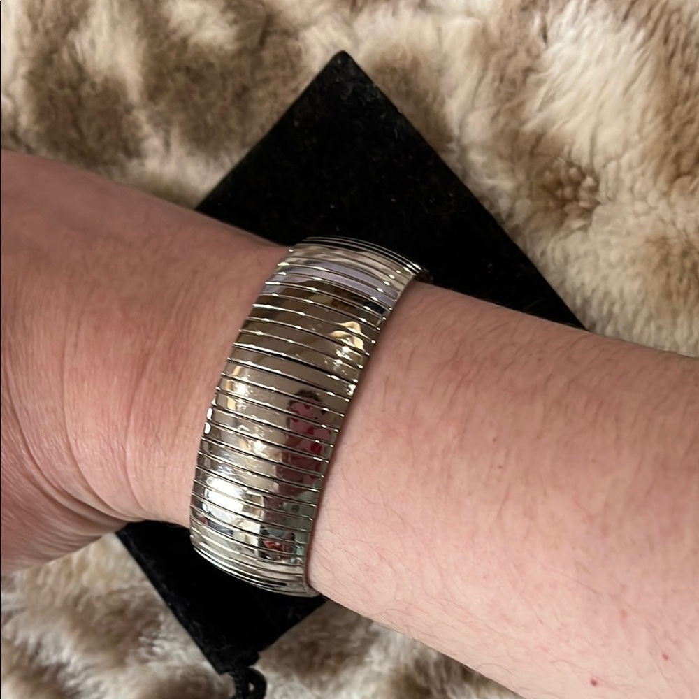 Steel by design stainless steel stretch bracelet
